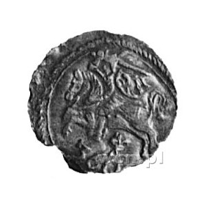 szeląg 1652, Wilno, Aw: Monogram, Rw: Pogoń i cyfra 360...