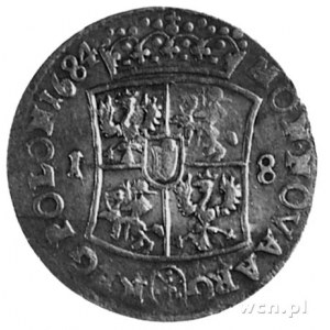 ort 1684, Bydgoszcz, Aw: Popiersie i napis, Rw: Tarcze ...