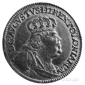 ort 1754, Lipsk, j.w., mniejsze popiersie, inny wieniec...