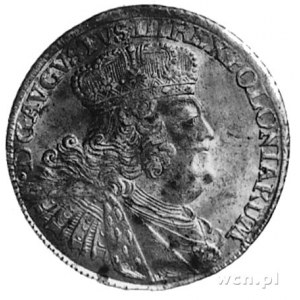ort 1756, Lipsk, Aw: Duże popiersie i napis, Rw: j.w., ...