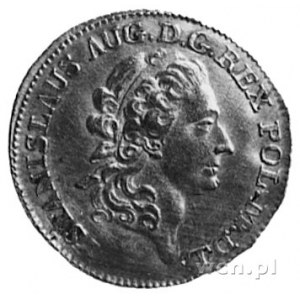 dukat 1791. Warszawa, Aw: Głowa i napis, Rw: Wieńce i n...