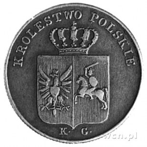 trojak 1831, Warszawa, Aw: Tarcza herbowa i napis, Rw: ...