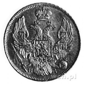 3 ruble= 20 złotych 1837, Petersburg, Aw: Orzeł carski,...