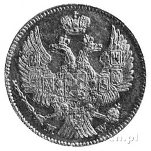 20 kopiejek=40 groszy 1844, Warszawa, Aw: Orzeł carski,...