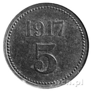moneta zastępcza emitowana w 1917 w Słomowie w woj. poz...