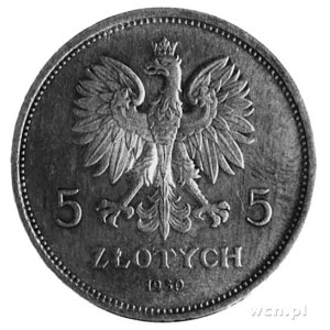 5 złotych 1930, Głęboki Sztandar