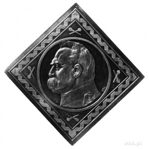 10 złotych 1934 Piłsudski, klipa, srebro 47.4 x 47.5 mm...