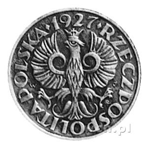 2 grosze 1927 jak moneta obiegowa, srebro 17.5 mm, 2.29...