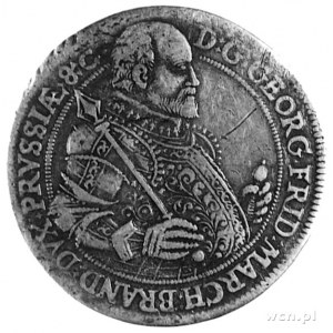 talar 1603, Aw: Popiersie Jerzego Fryderyka i napis, Rw...