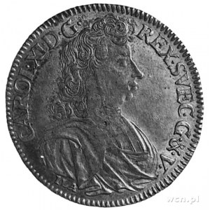 2/3 talara (gulden) 1691, Szczecin, j.w., Ahl.115C, Dav...
