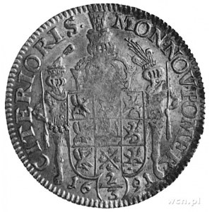 2/3 talara (gulden) 1691, Szczecin, j.w., Ahl.115C, Dav...