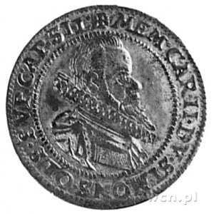 1/8 talara 1617, Oleśnica, Aw: Popiersie Karola II i na...