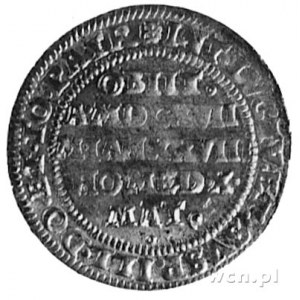 1/8 talara 1617, Oleśnica, Aw: Popiersie Karola II i na...