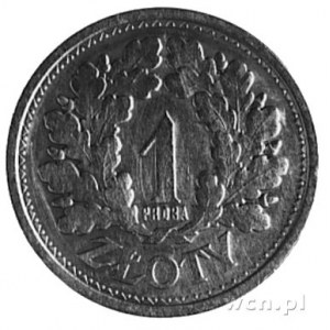 1 złoty 1928 z napisem PRÓBA, Aw: Orzeł i napis, Rw: No...