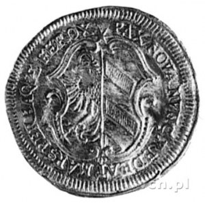 Norymberga, dukat 1641, Aw; Tarcza herbowa i napis, Rw:...