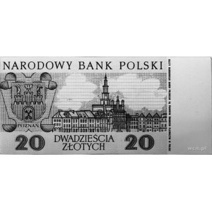 20 złotych 2.01.1965, nr KH 1204395- banknot z serii wi...