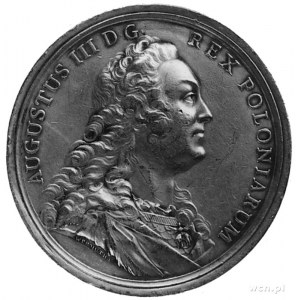 medal sygnowany Wermuth, wybity w 1757 r. z okazji świę...