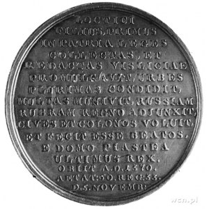 medal Holzhaeussera ze świty królewskiej- Kazimierz Wie...