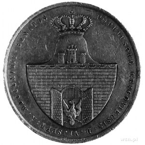 medal sygnowany X. STUCKHART F, wybity w 1818 r., dedyk...