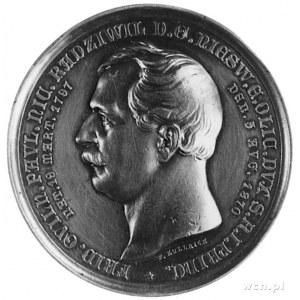 medal sygnowany W. KULLRICH (medalier berliński), wybit...