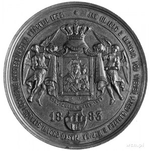 medal wybity w Krakowie w 1883 r., przez Wacława Głowac...