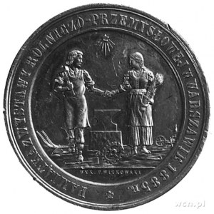 medal proj. F. Witkowskiego wykonany w warszawskim zakł...