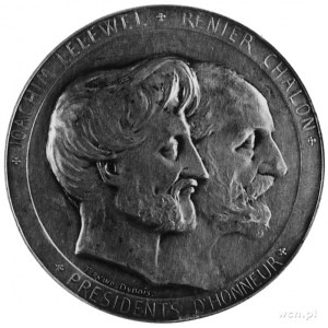 medal sygnowany FERNAND DVBOIS (medalier paryski i bruk...