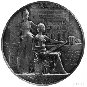 medal sygnowany FERNAND DVBOIS (medalier paryski i bruk...