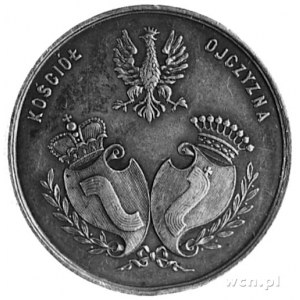 medal wybity w 1901 r. z okazji zaślubin Franciszka Kwi...