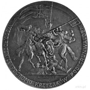 medal sygnowany K. CZAPLICKI, wybity w Krakowie w 1910 ...
