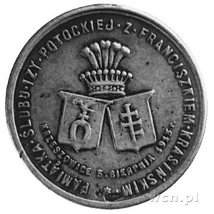 medalik sygnowany HJ (prawdopodobnie rzeźbiarz krakowsk...