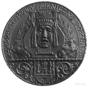 medal sygnowany J.W. (Jan Wysocki) wybity w 1924 r. z o...