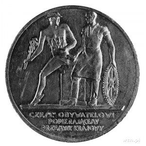 medal nie sygnowany wybity w 1929 r. z okazji Powszechn...