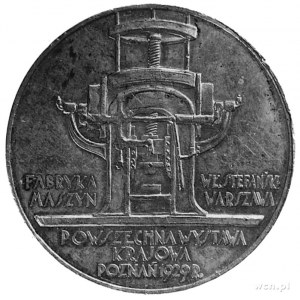 medal nie sygnowany, wybity w 1929 r. z okazji Powszech...