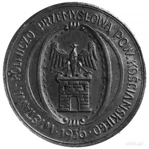 medal nie sygnowany, wybity w 1936 r. z okazji wystawy ...