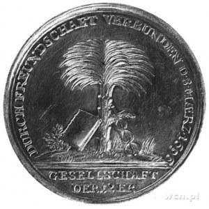 medal nie sygnowany wybity w 1796 r. we Wrocławiu w set...