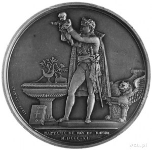 medal sygnowany ANDRIEU F, wybity w 1811 r. z okazji ch...