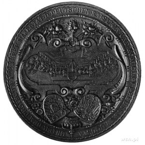 medal nie sygnowany wybity w 1888 r. z okazji międzynar...