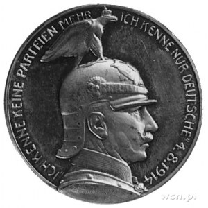 medal sygnowany A Galambos fec wybity w 1914 r., Aw: Po...