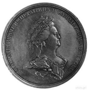 medal sygnowany CLF (Carl Leberecht) wybity w 1791 r. z...