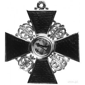 krzyż Orderu Św. Anny (II klasa) koniec XIX w., złoto (...