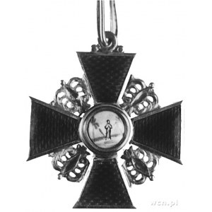 krzyż Orderu Św. Anny (IV klasa) lata 80-te XIX w., zło...