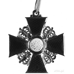 krzyż Orderu Św. Anny (IV klasa) lata 80-te XIX w., zło...