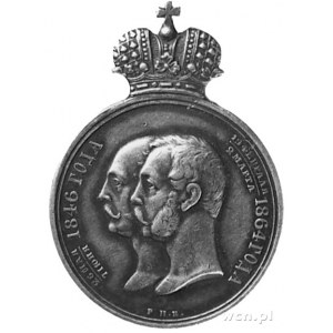 medal za uwłaszczenie chłopów w Królestwie Polskim, sre...