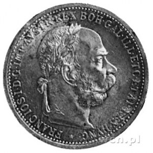 1 korona 1898, Wiedeń, bardzo rzadka w tym stanie zacho...