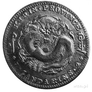 1 dolar b.d., (1895-1890), Kirin, Dav.174, Kann 280, rz...