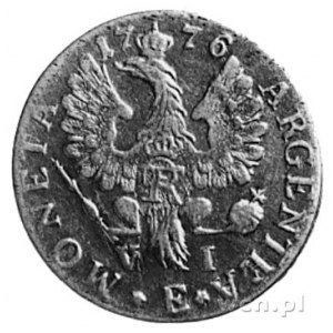 VI groszy 1776, Królewiec, Aw: Głowa w koronie, Rw: Orz...