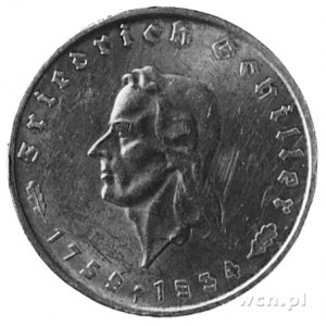 5 marek 1934 F, J.359, Schiller