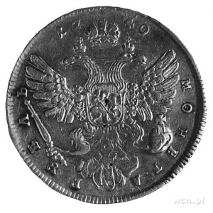 rubel 1740, Dav.1674