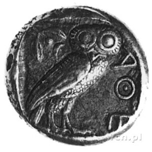 ATTYKA- ATENY, tetradrachma (449-413 p.n.e.), Aw: Głowa...